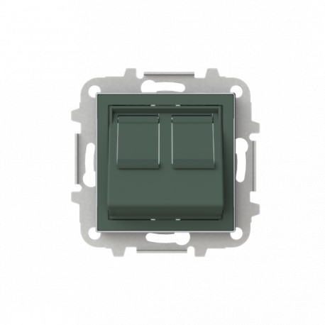 Niessen 2CLA851680A1901 Tapa inclinada 2 conectores inform. CM